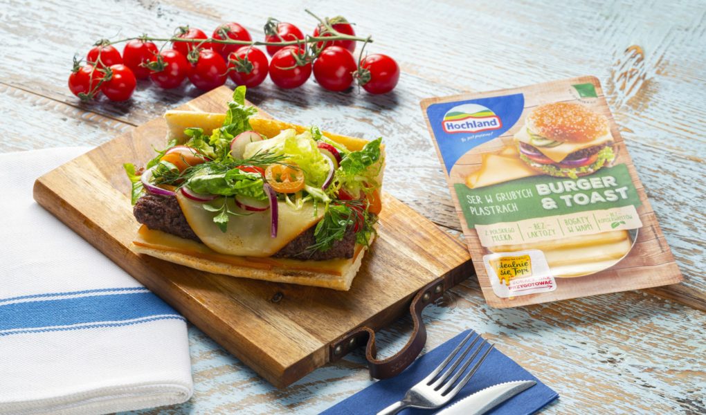 Ser Hochland Burger&Toast – najlepszy kompan dań i przekąsek na ciepło