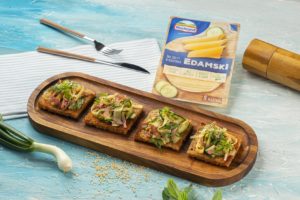 Grzanki_Hochland Ser Edamski – nie bez powodu jeden z najpopularniejszych serów żółtych na świecie